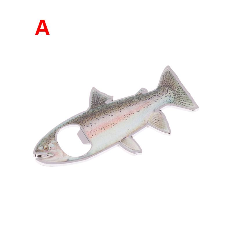 

Эргономичная нержавеющая сталь Открывалка для рыбьих пивных бутылок Легко чистится Инструмент для открывания бутылок Подходит для различных бутылок Дропшиппинг