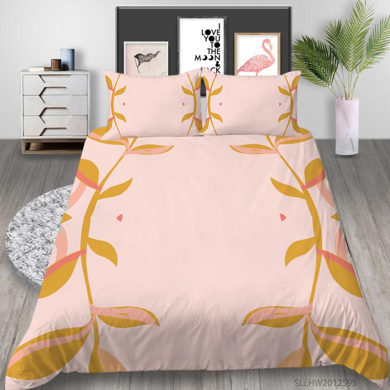 3D Graphic Bedding Colorful Pattern Duvet Cover and Pillowcase 2 or 3 Pieces of Microfiber Fabric with Zipper Washable Super Soft Home Decoration