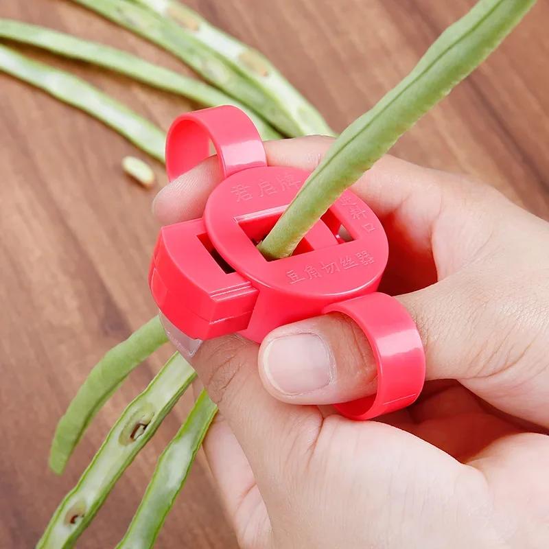 Bean Horn Cutters Household Manual Multifunctional Cutters Green Beans Dutch Bean Cutters Kitchen Gadgets Vegetable Slicer Tool