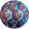 1pc West Ham United Football Club Design Soccer Ball, Standard Football Size 5 for Training Competition Outdoor Sports, Unique Present
