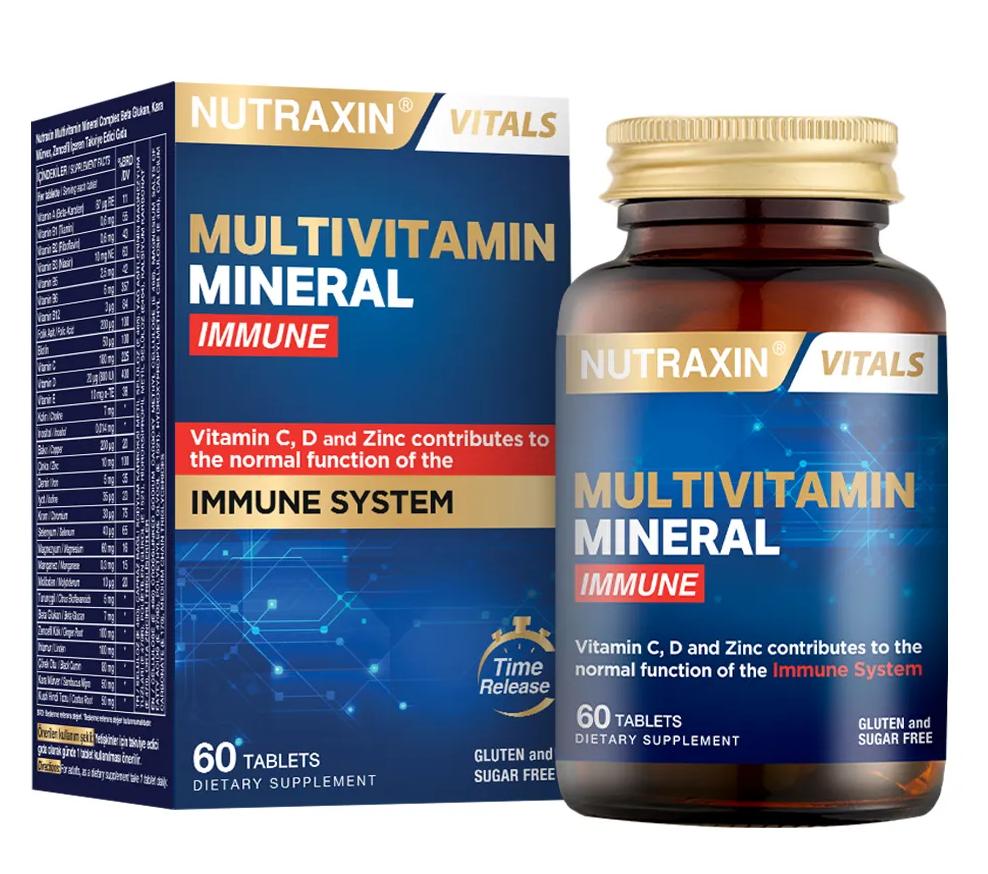 

Nutraxin Multivitamin Mineral Immune 60 Tablets