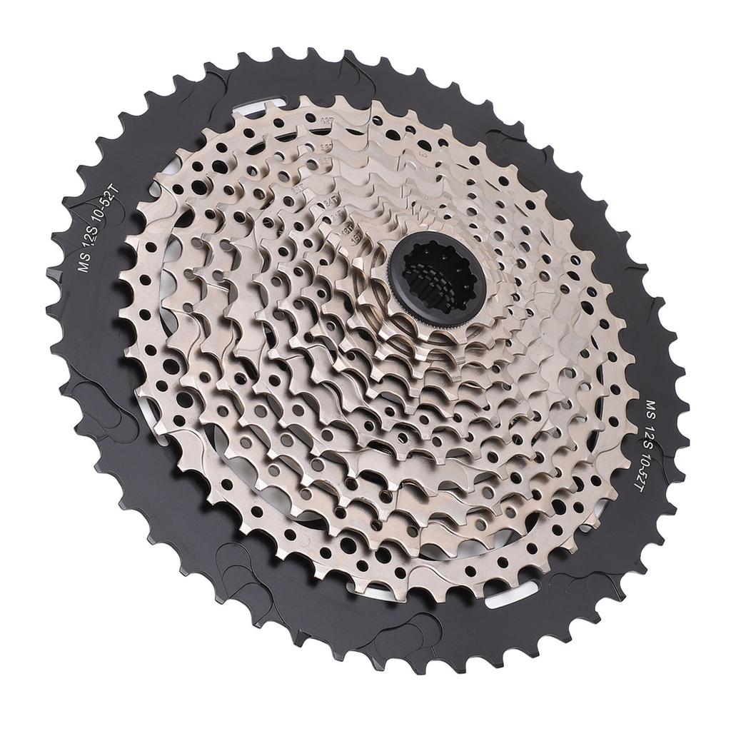 Mountain Bike Cassette Ultra Light Spline 12 Speed 10‑52T Cassette for M7100 M8100 XTR M9100