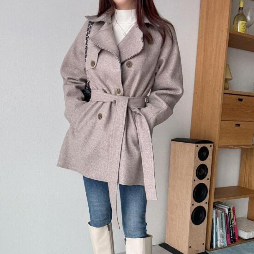 New ArrivalS Open Run LohaSi Women S Trench Coat Fall Commute Look Two Button