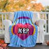 KPOP Flannel Blanket Soft Warm All-Season Throw, Design for Camping, Car Travel, Hiking Sofa, Bed, Office Perfect Gift for Parties