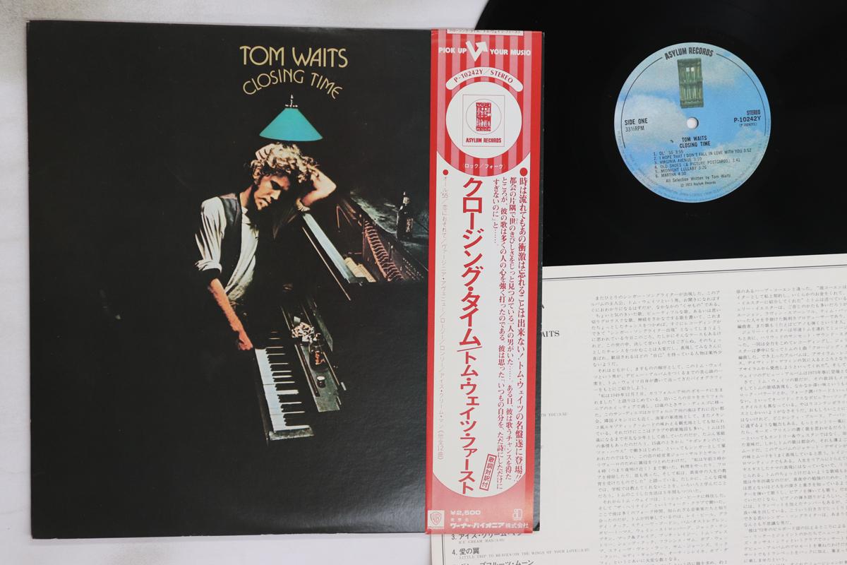 

LP Record TOM WAITS - Closing Time P10242Y ASYLUM 1976 Japan Obi Rock Used