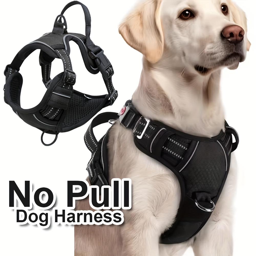 1 Piece of Non Pull Dog Vest Adjustable Service Vest with Reflective Strip Suitable for Training Dog Walking Equipment Adjustable Dog Vest