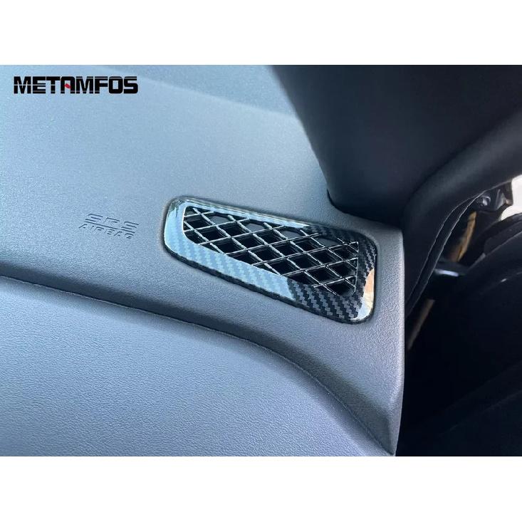 Interior Accessories For Honda Accord Sedan  2024 2025 Carbon Fiber Front Upper Air Condition Vent Outlet Cover Trim Frame