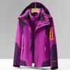 Outdoor Windproof and Waterproof Removable Jacket Three-in-one Winter Warm Jacket