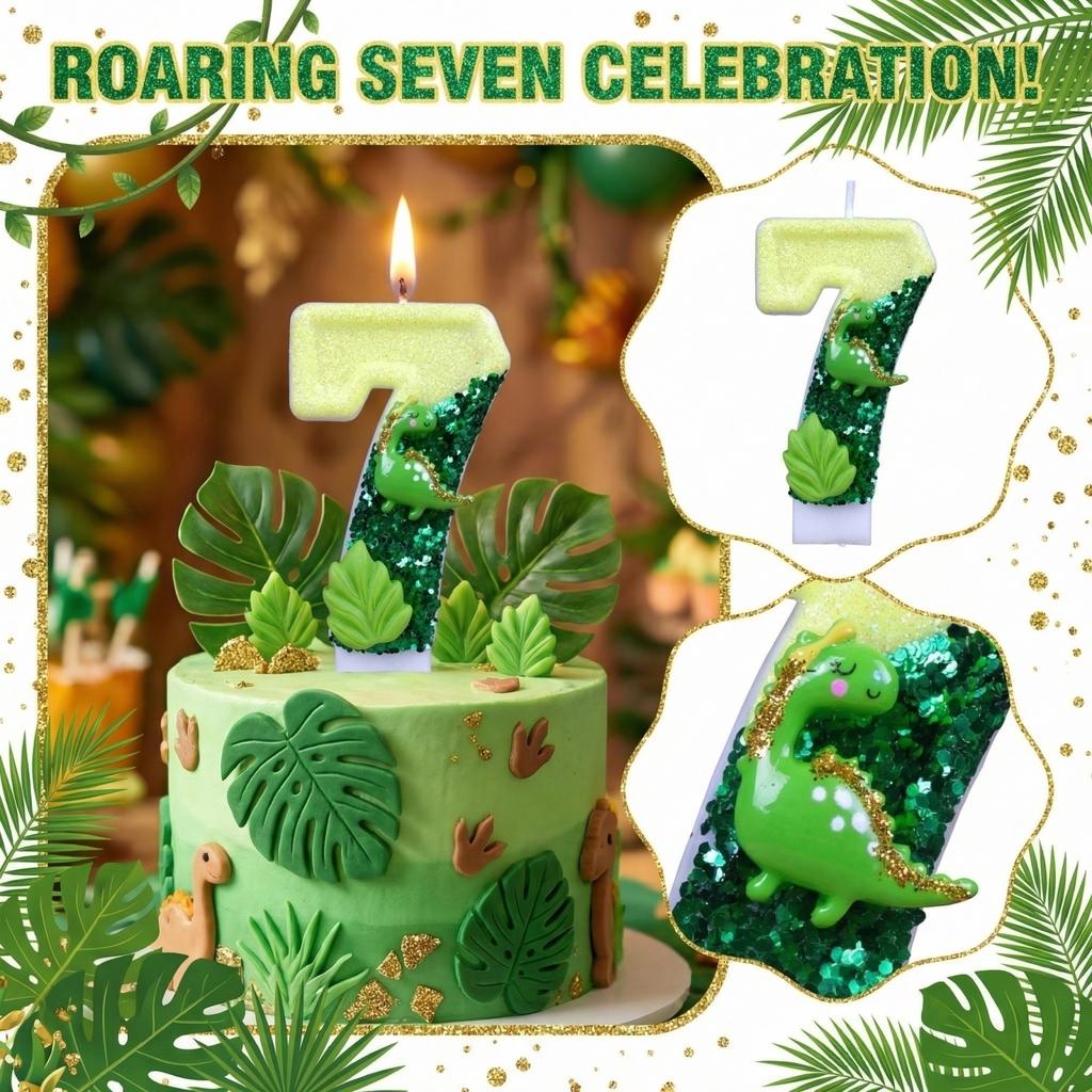 Fashion Cartoon Creative Birthday Candles Party Digital Candles