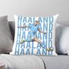 Erling Haaland Pillowcase Polyester Linen Velvet Creative Zip Decorative Pillow Case Home Cushion Cover