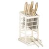 Square Kitchen Utensils Storage Holder Black White Kitchen Countertop Storage Rack  Kitchen Use