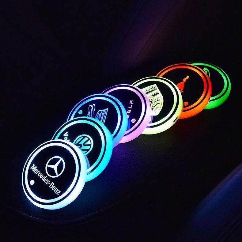 LED Ambiente Getränkehalterbeleuchtung, Siebenfarbige Optionen für das Honda Interieur