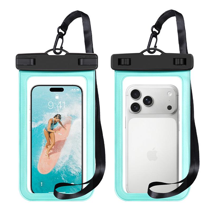Waterproof Mobile Phone Pouch for Outdoor Swimming, Diving, Rafting - PVC Touchscreen-Compatible Bag