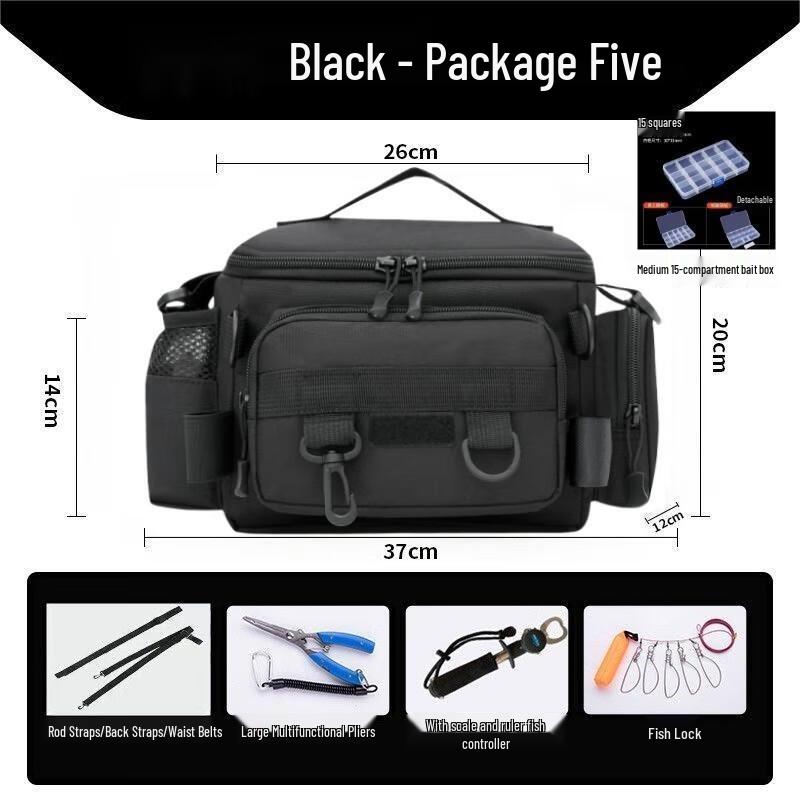 

Oeny Lure Fishing Tackle Waist Bag Set One Size