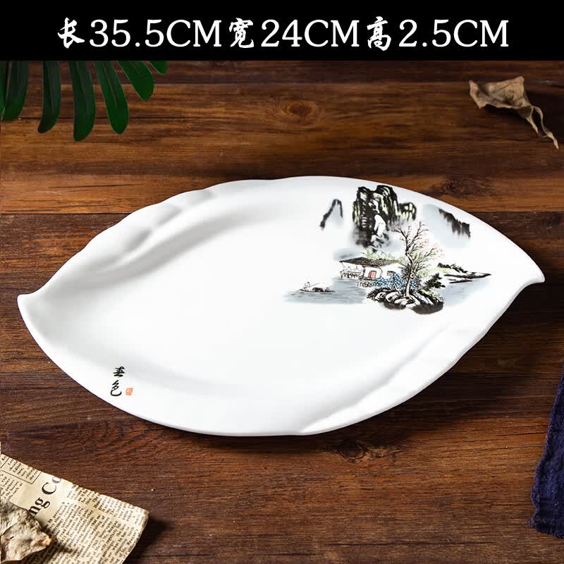 Tian Yajing Artistic Ceramic Dinner Plate