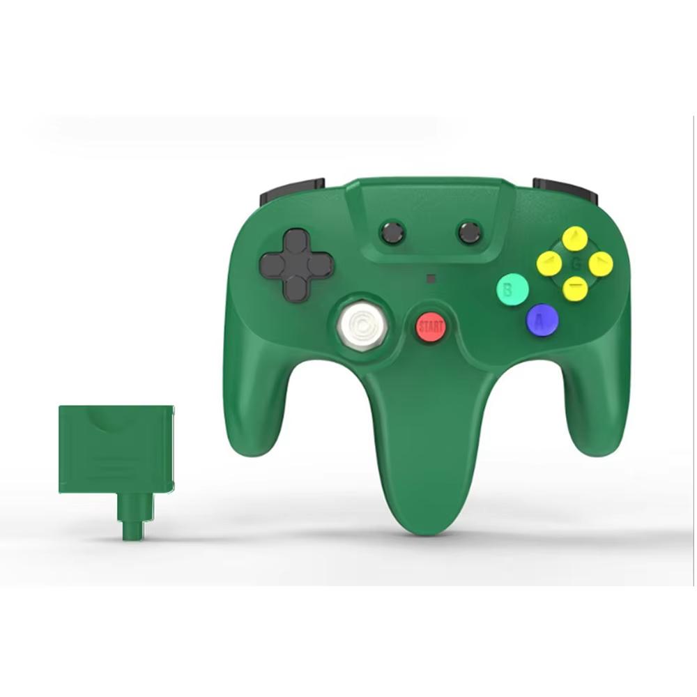 For N64 Gamepad Wireless N64 Controller with 2.4GHz Connection Compatible with All N64 Consoles
