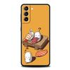 Süße Cartoon Sushi Handyhülle Für Samsung Galaxy S25 Edge S24 S23 S22 S21 Ultra S20 FE 5G S10 S10E S9 Plus Weiche TPU Hülle