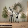 Iron  Deer Candle Stand Multi Functional Table Decoration Holiday Ornaments For Christmas Display