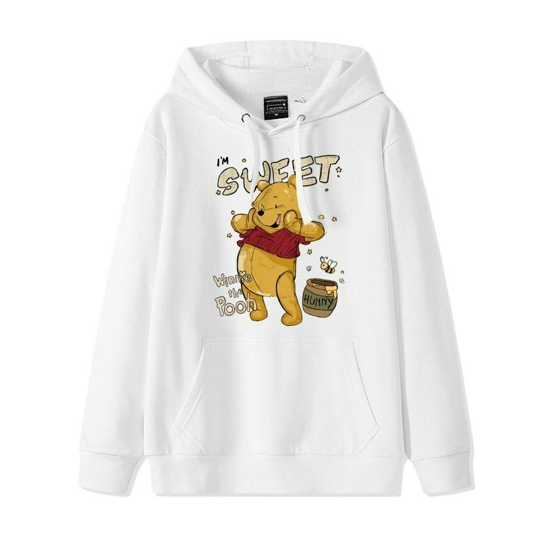 Winnie The Pooh Hoodie Pullover Women's Disney Clothes 202 New Winnie The Pooh Autumn and Winter Couples Casual Versatile Coat