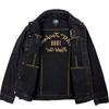 European and American Style Men's Heavy Denim Jacket with Embroidery, Suitable for Spring and Autumn, American Retro Jacket for Fall and Winter