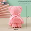 Coral Fleece Bear Towel - Handcrafted Exquisite Gift for Weddings, Anniversaries, and Events