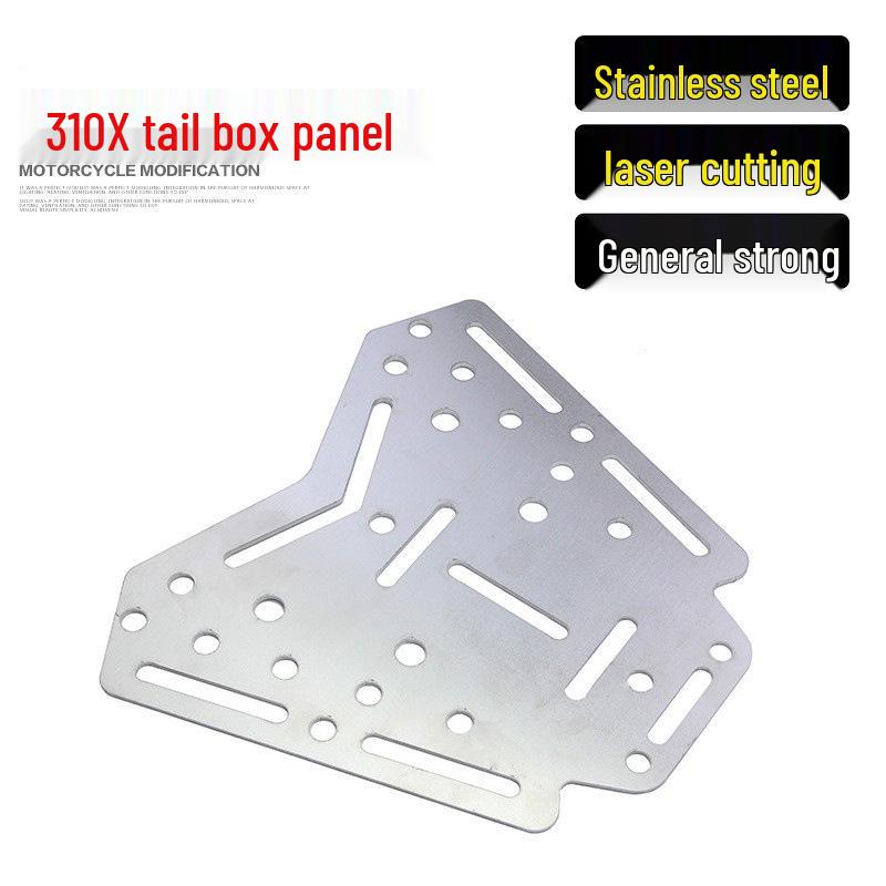 

Zongshen ZT310X X1/X2 Tail Box Bracket: Thickened Stainless Steel Motorcycle Rack