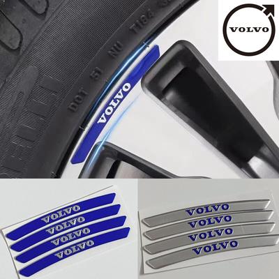 4PCS Wheel Sticker Is Suitable for the Tire Labeling of Volvo S90xc60s60lxc40xc90v90cc Wheel Metal Modified Car.