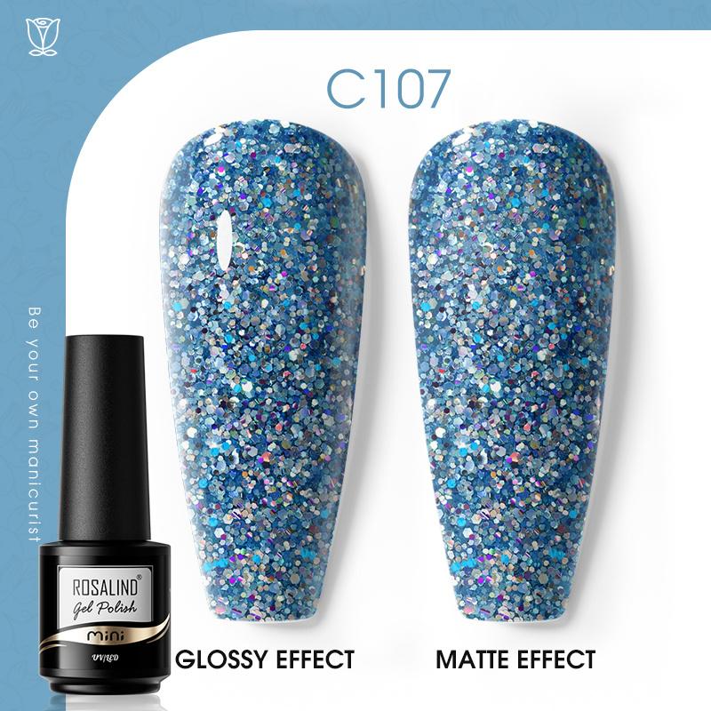 ROSALIND Gel Nail Polish Soak Off UV LED Nails Art Design Varnish Semi Permanent Gels Lacquer DIY Manicure