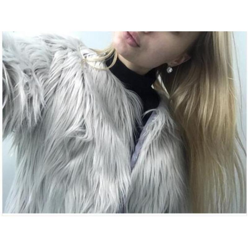 Autumn and Winter New Artificial Fur Coat Jacket Fur Women Thickened Warm Artificial Fur Coat Fur
