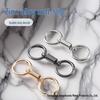 2024 Spring Double Ring High-End Electric Car Pendant Keychain, Korean Style