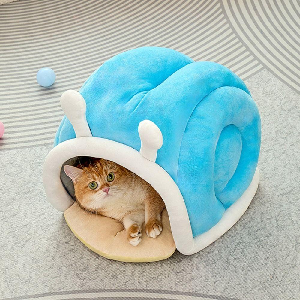 Cartoon Dog House Warm Cat Sleeping Bag Washable Kitten Cave  for Kitten Puppy Cats