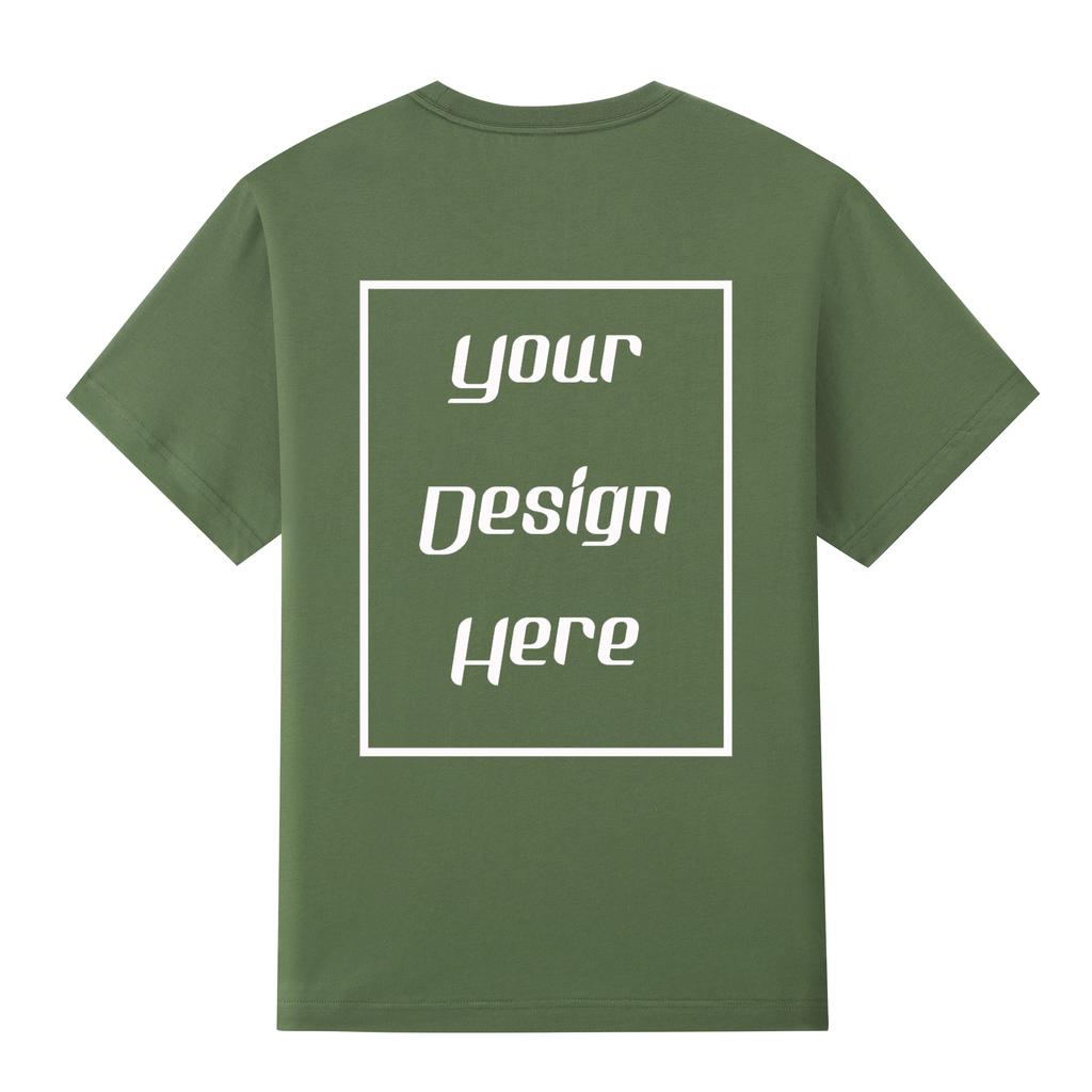 Streetwear Customized Pattern Print T-Shirt Harajuku Casual O Neck Short Sleeves Men Women Cotton T-Shirt