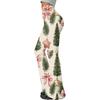 Women's Christmas Printed High Waisted Flared Yoga Pants Casual Slim Fit Everyday Wear