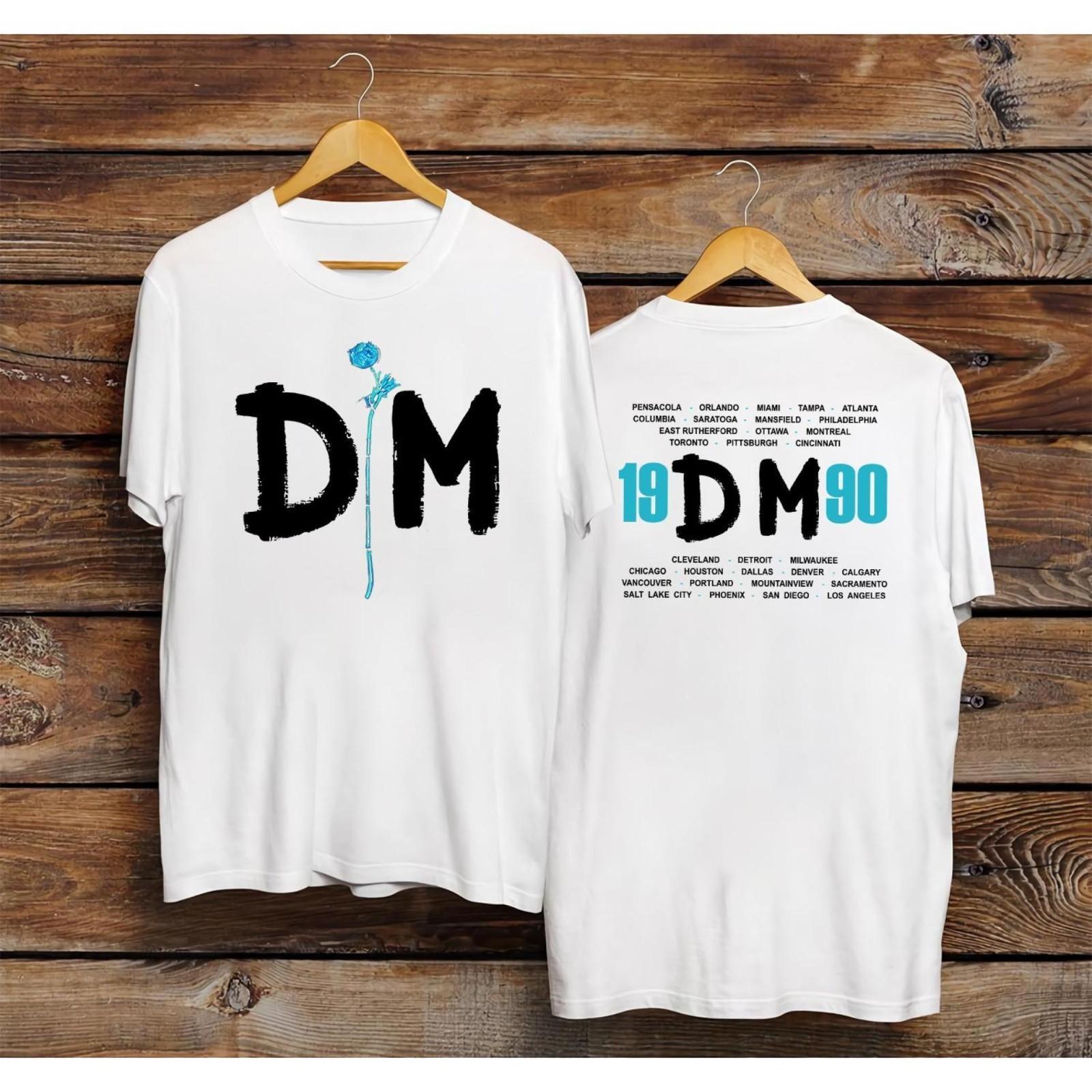 Футболка Depeche Mode Violator Tour 1990, Футболка с тура рок-группы Depeche Mode 90-х L