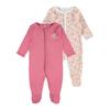Name It Baby Girls Long-Sleeved Sleepsuit (Pack of 2)