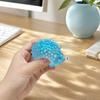 Yousheng Mini Hedgehog Squeeze Toy with Glitter, Soft Stretchy Clear Rabbit Sensory Toy, Anxiety Relief Sugar Stress Ball Fidget Toy