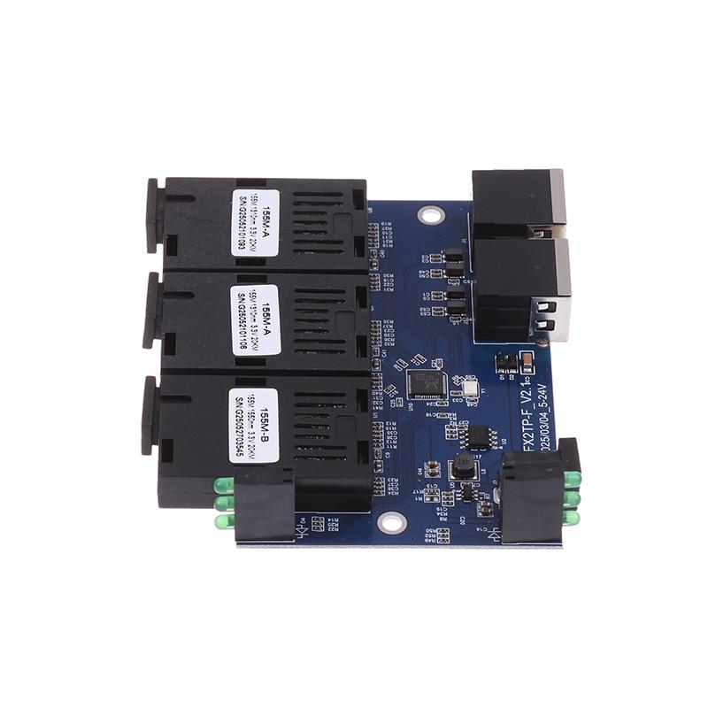 

3F2E Fast Ethernet комутатор-конвертер 20 км Ethernet оптоволоконний медіаконвертер одномодовий 2 порти RJ45 3 порти SC Fiber