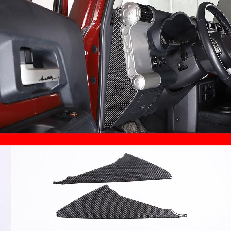 Soft Carbon Fiber For Toyota FJ Cruiser 2007-2025 Car Center Control Interior Sticker Car Modification Accessories