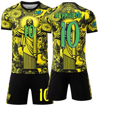 2025-2026 Brazil Golden Special Edition No.10 Neymar Jersey Without Socks