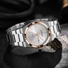 Stylish Steel Band Men's Quartz Calendar Watch - High-End Feel