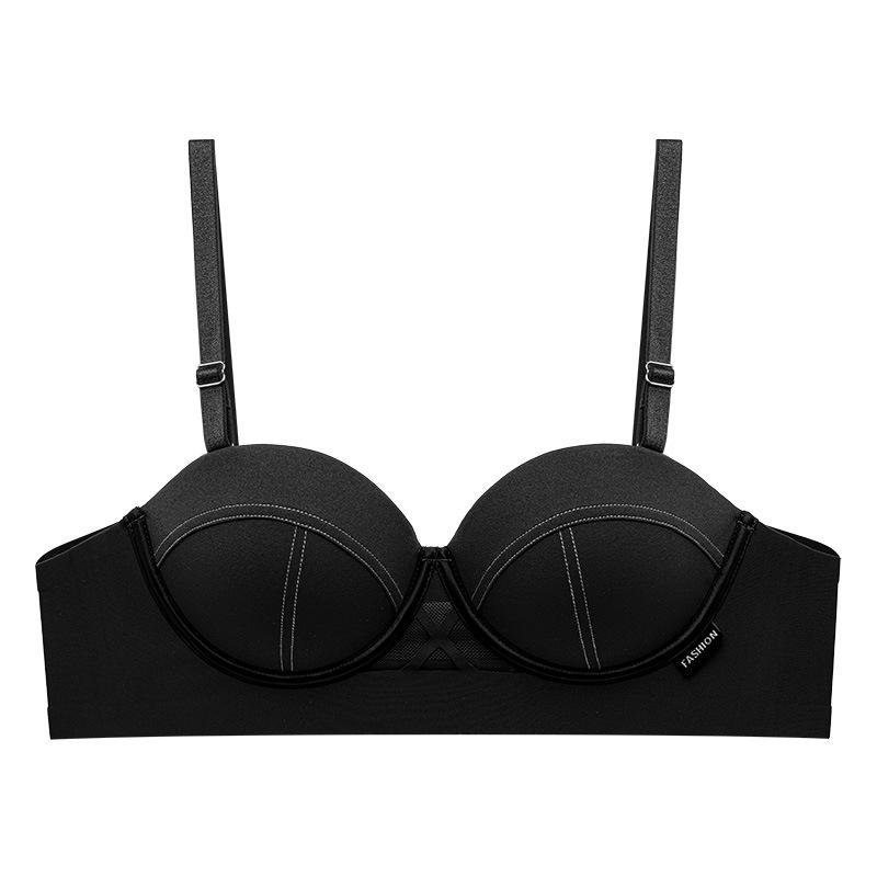 FallSweet Sutiã Sexy Push Up para Mulheres Sem Fio Confortável Bralette Meia Taça Sutiã Moda Lingerie Feminina 32Ato38AB