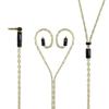 Cooyin Cyxj Replacement Cable MMCX 4-Core Silver-Plated Copper SE Series, 3.5mm, L-Type, 120cm