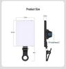 Luce Selfie Quadrata Portatile per Live Streaming e Fotografia