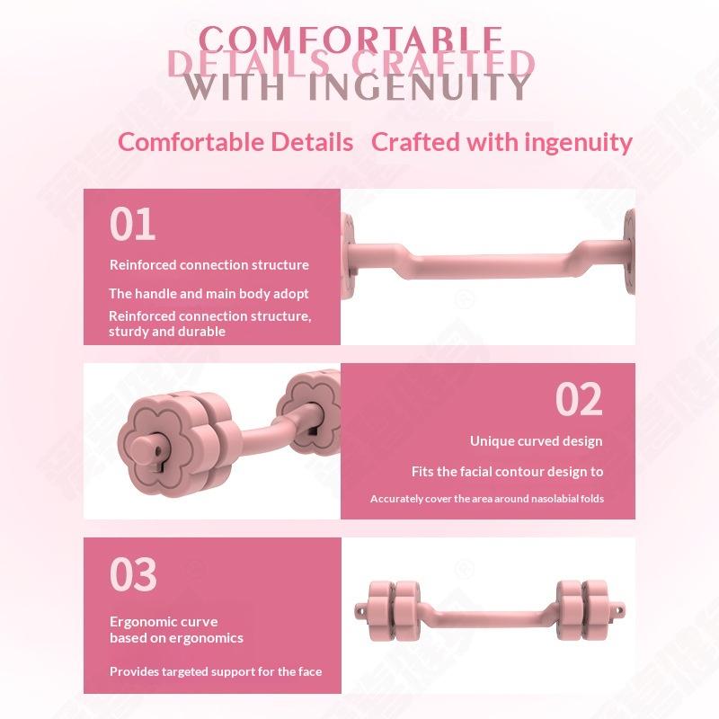 Face Mouth Exerciser Barbell Design 1Pcs Face Trainer Tool for Jaw Slimming and Muscle Strengthening Fitness Device for Home Use