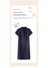 2026 Summer New Arrival: Chinese Style Plus Size Short Sleeve Dress for Middle-Aged and Elderly Women