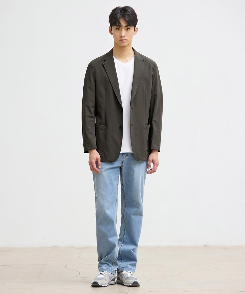 Stco [Summer] Motion-Free Cool Nylon Jacket_Brown Khaki (Relaxed Fit)_Sjavb32Nsk