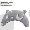 U Shaped Pet Pillow Furry Pet Calming Pillow Comfortable Dog Neck Pillow Glowing Washable Pet Calming Toy For Dog Cat