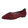 Women Flat Shoes Slip Comfortable Walking Ballerina Shoes Cute Ballet Ladies Portable Low Wedge Loafers Flat Shoes Women Size 6