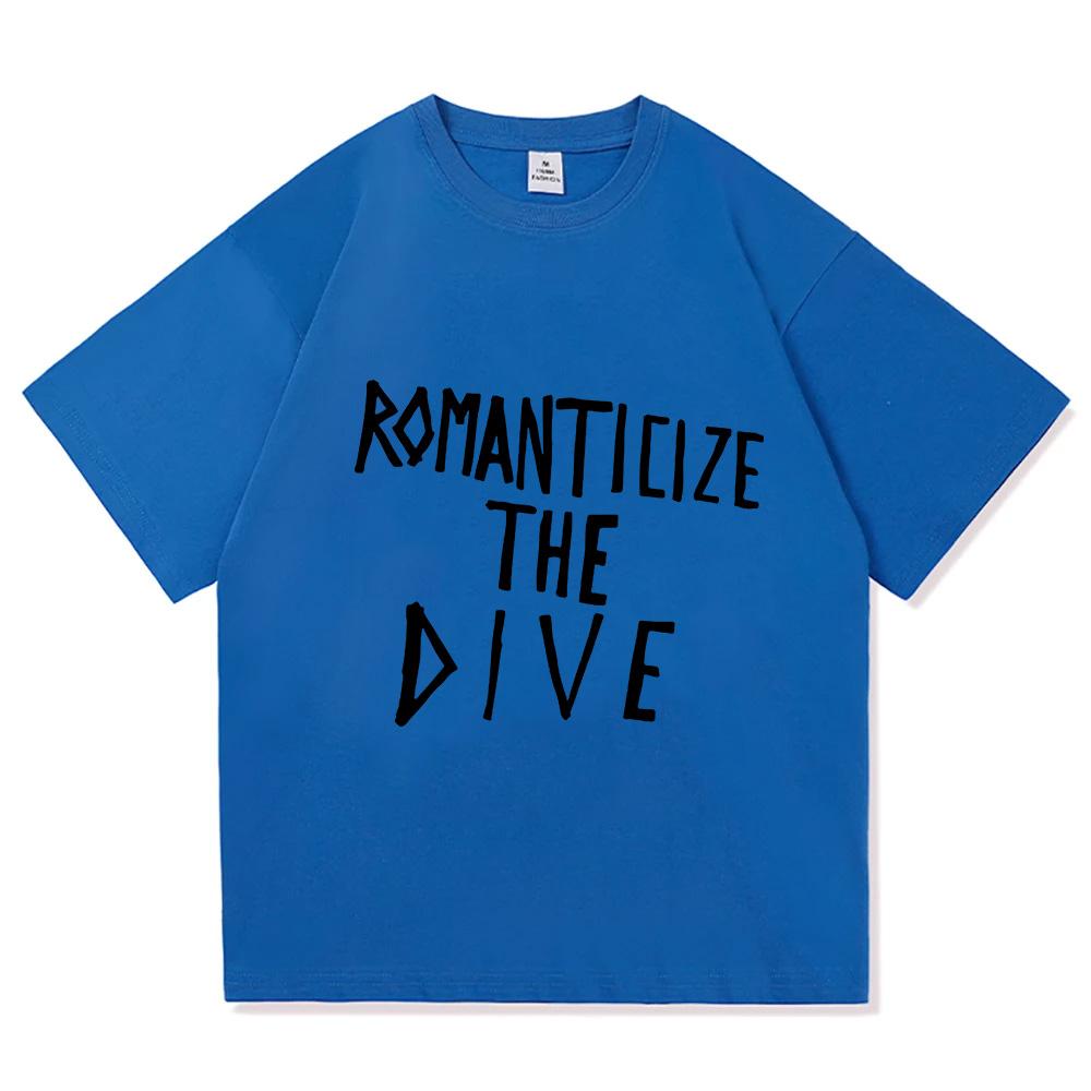 Female Tees METRIC RoUnisexticize The Dive Tshirts Summer Cotton Short Sleeve Unisex Streetwear Tees Graphic Print Merch Women Tops