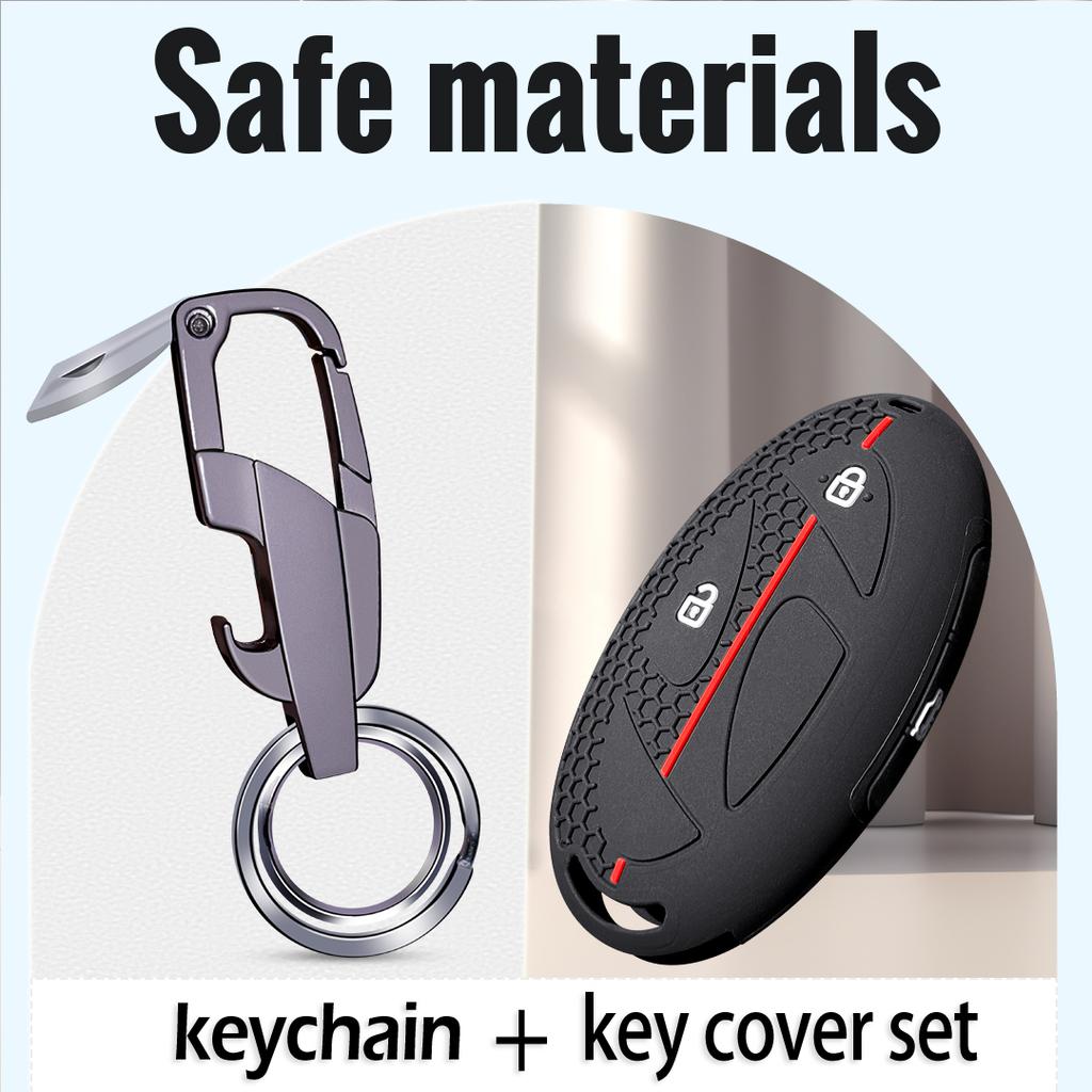 Silicone Car Key Caps Cover Keychain Key Case Holder For Hyundai Tucson 2025 Venue Kona 2024 Santa Fe MX5 StubHub Ioniq 2021